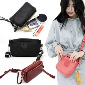 신상가득 소가죽 미니크로스백 클러치 파우치 미니백