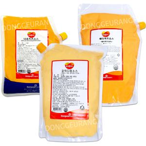 동원홈푸드 소스3종 /갈릭디핑/나쵸치즈/체다치즈소스