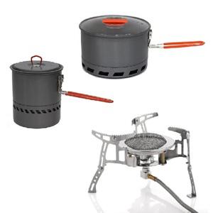 리액터 스토브 리엑터 포트 버너 백패킹 코펠 2.4L 2.5L K 수동 자동 점화 세트 백패킹용