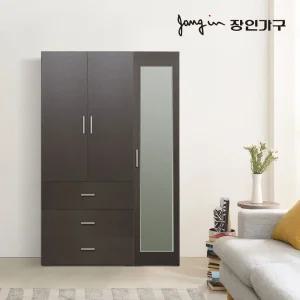 블리스 1200 옷장세트 (800 3단서랍 행거형+400 거울 행거형)