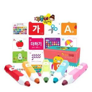 레인온펜32G+꾸물이 낱말카드(120장) / 레인보우펜, 한글카드