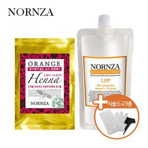 [NORNZA]노른자 천연 헤나 염색약 100g 천연 오렌지다홍색