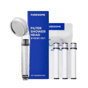 [바디럽][6개월SET] 바디럽 퓨어썸 필터 샤워기 + 퓨어필터 1BOX(3개입)