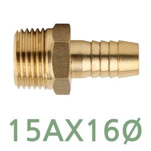 신주 호스 니플 15AX16Ø 동파이프 호수 닛플 15AX16파이 배관 연결 부속 나사 설비 자재 기계