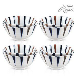 [헨느] 아이도쿠사 도자기 공기대접 8P세트 / 일본공대