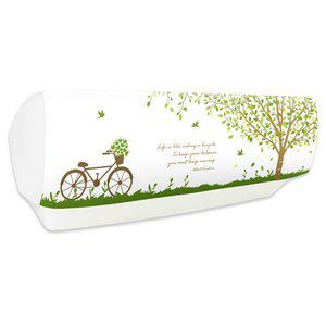 [라이크홈]빈틈없는 벽걸이 에어컨커버 숲속나무 트라이앵글용