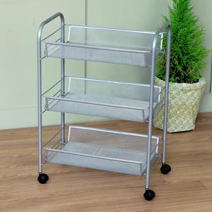 아이리스코리아 메탈 메쉬 선반 카트 트롤리 MMT-44MC