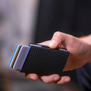 오곤 알루미늄지갑 캐스케이드(카본패턴) 카드지갑 카드케이스