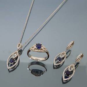 천연블루사파이어세트/줄추가가능/8g/예물/H605