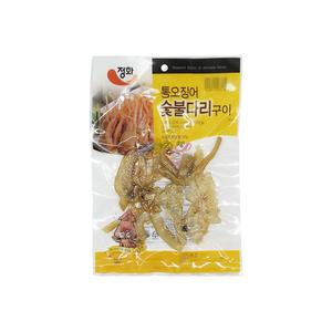 정화식품 통오징어 숯불다리구이 45g 낱개