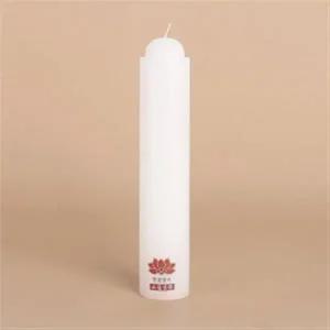 1p 롯데 연꽃 양초(밀초)/불교용품점판매용 절납