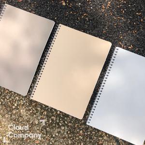 모닝글로리 비움 스프링노트 무지커버 줄노트 18절 8mm 공책