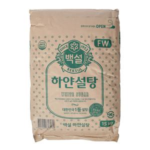 백설 하얀설탕 15kg