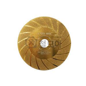 툴맨 텅스텐봉 연마 4형 100mm 터보 골드 그라인더날 연마석 연마날 휠 페파 1T 2T