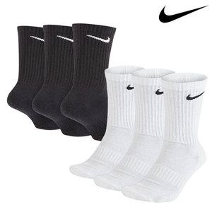 나이키 에브리데이 쿠션 크루 양말 3켤레 SX7664-010/100