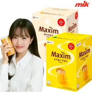 맥심 화이트골드 220T /모카골드 커피믹스 210T [라떼/카누/다크/마일드/아메리카노/믹스커피/스테비아/디카페인]