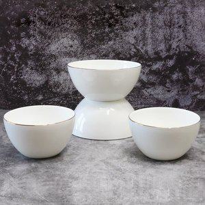 [베스트데코]골든에이지 공기대접 4p세트 밥그릇 국그릇 도자기 식기세트