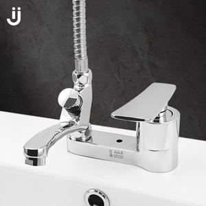 아이제이 J-2004 세면기용 샤워겸용 수전 3홀 대붙이 수도꼭지 국내제작 세면대용 화장실