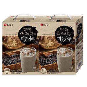[담터] 검은콩,검은참깨,흑미 미숫가루 40T 2개무배