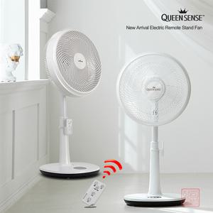 퀸센스 14인치 리모컨 스탠드 서큘레이터 선풍기 QSF-300RK 써큘레이터 팬 좌석용 가정용 사무실 식당