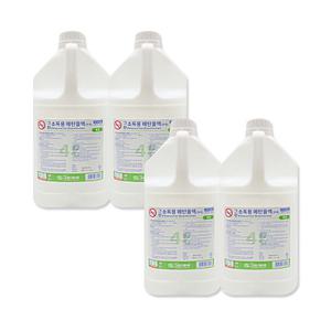 그린제약 에탄올4L알콜83% 공간소독 무료전달 소독제4개 보건소 학교 소독제