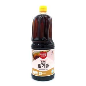 백설 이츠웰 진한 참기름 1.8L×2개 /
