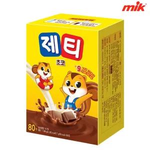 동서 제티 초코 80T+사은 품랜 덤 [코코아/초콕/핫초코/딸기/바나나/쿠키앤]