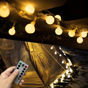 LED 감성 캠핑 전구 스트링 파티 라이트 줄조명 오징어등 와이어 앵두 알전구 야외 조명 무드등