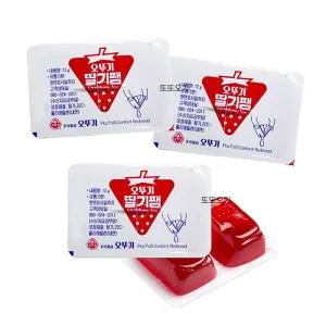 오뚜기 일회용 디스펜팩 딸기잼12g 케찹9g 식빵 와플 스콘 모닝빵 잼