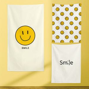 감성 스마일 패브릭 포스터 22종 아이방 그림 카페 대형 거실 액자 인테리어 소품 두꺼비집 가리개