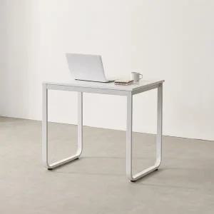 [소담갤러리]호보 라운드 800 화이트 1인용 컴퓨터책상 테이블 800x600 화이트