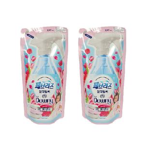 페브리즈 섬유탈취제 다우니 에이프릴향 리필 320ml X 2개
