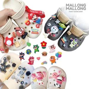 가을 피크닉 행사 말롱비츠 91종 모음집 신발꾸미기 신꾸  악세사리 슬리퍼 세트