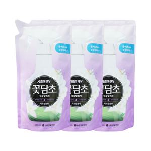 엘지 샤프란케어 꽃담초 섬유탈취제 자스민꽃향 320ml 3개