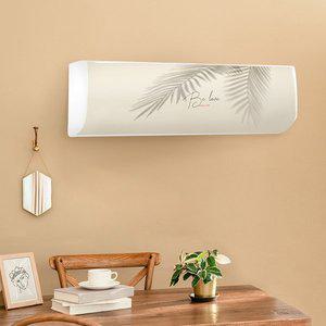 [라이크홈]벽걸이형 인테리어 에어컨커버 무드세피아 삼성트라이앵글형 (83x26x29)