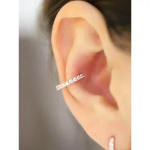 [미니멀피어싱]14K 큐빅 링귀걸이 이너컨츠 링피어싱