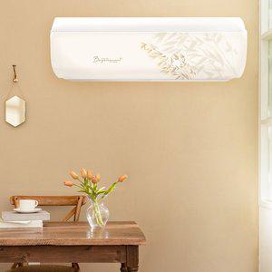 [라이크홈]프리미엄 스판 가든데코 벽걸이형 에어컨커버 트라이앵글형 노티드/칸타빌레