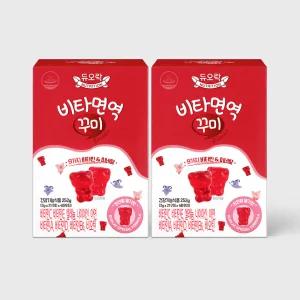 듀오락 비타 면역 꾸미 1박스(총 28일분) 2개 / 키즈 어린이 멀티비타민 영양제