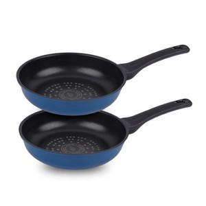 키친아트 프리미엄 파스텔 프라이팬 2종 세트, 혼합, (프라이팬 20cm + 프라이팬 20cm)