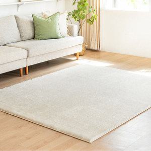 웰러그 고밀도 로맨스 장모 러그 워셔블 카페트 크림, 27mm, 200x300, 1개