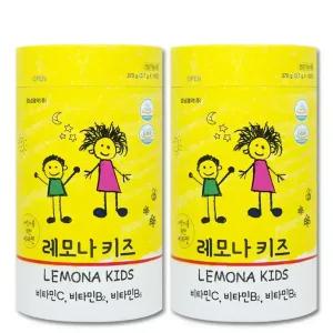 경남제약 레모나 키즈 어린이 청소년 씹어먹는 비타민 100정 2통 TB