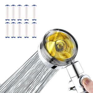 DFANO 수압상승 토네이도 샤워헤드 + 필터 10개 절수 필터 샤워기