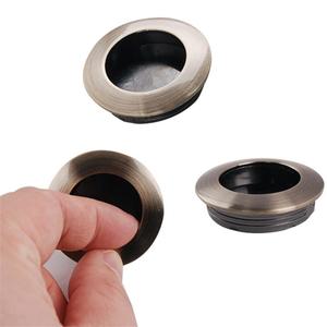 싱크대문짝 미닫이문 매입형 가구손잡이 2개