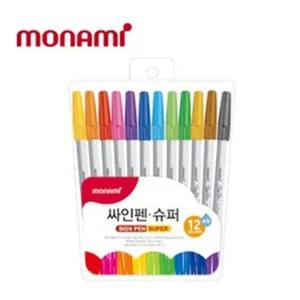 모나미 싸인펜 슈퍼 12색 사인펜