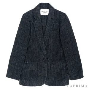 [롯데백화점]이자벨마랑 라프리마 [ISABEL MARANT] 이자벨마랑 CHARLYNE 울 재킷 23PVE0086FA-A1D01E-01BK