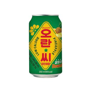 오란씨 파인애플 350ml x 24캔(뚱캔)/과즙음료수