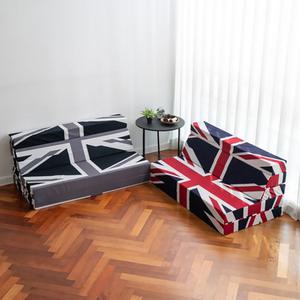 5단 접이식매트리스 소파베드 두께 10cm 여벌커버 나염