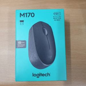 로지텍 M170 블랙 (정품) 무선 광마우스 (밀알)