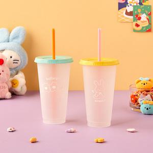 버터샵 버터패밀리 리유저블 텀블러 700ml 2P SET 버터곰+스크래빗, 1개