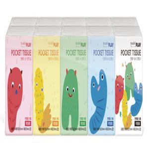 한예지 플레이 휴대용 포켓 티슈 3겹 10매 10입 3팩